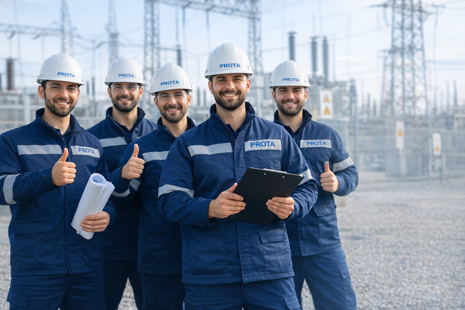 Prota Elektrik saha ekibi